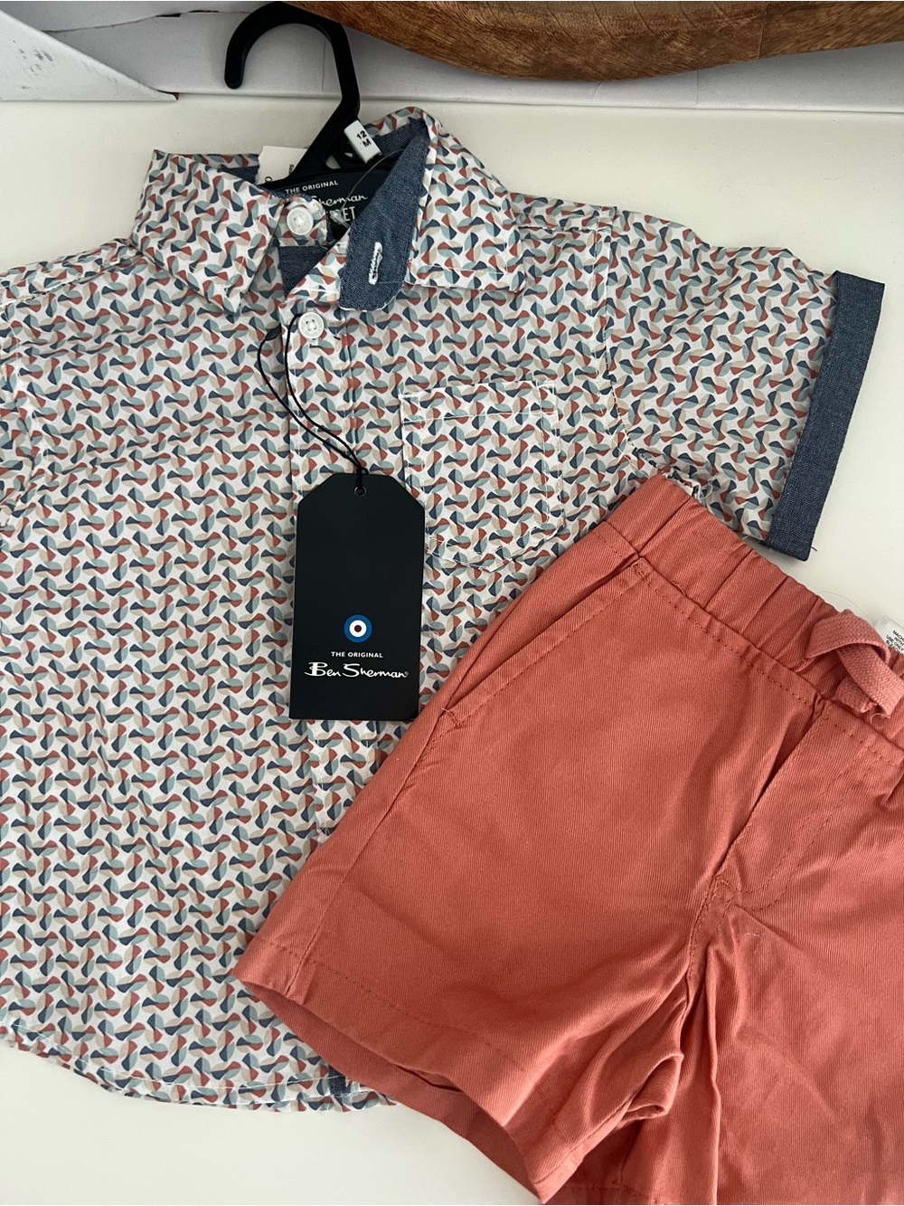 Ben Sherman Toddler Button Down and Shorts